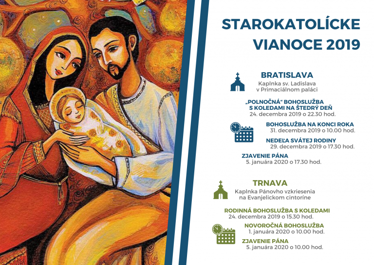 Starokatolícke Vianoce 2019 v Bratislave a Trnave